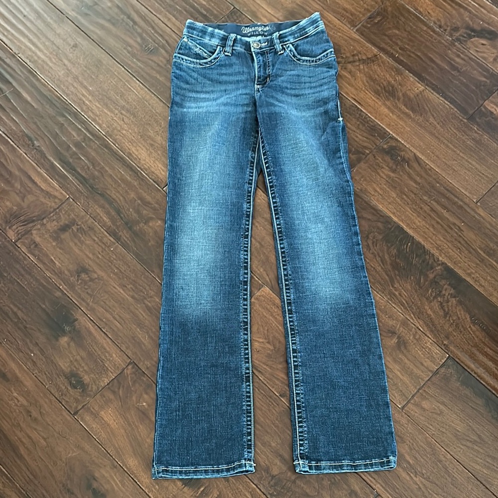 Wrangler Willow ultimate riding Jean Blue boot cut Sz 3 long length